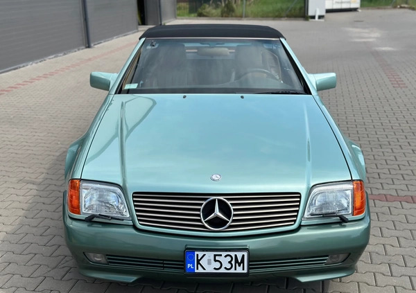 Mercedes-Benz SL cena 145000 przebieg: 99992, rok produkcji 1992 z Kraków małe 704